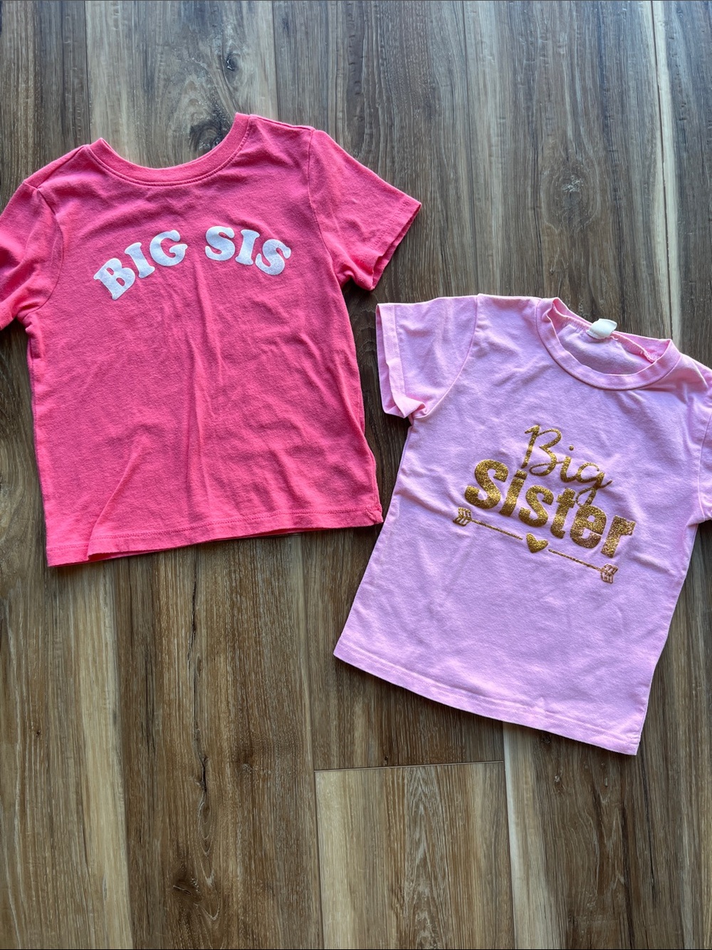 Big Sister Shirts (Set of 2), Size 4T 🩷